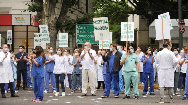 Médicos del hospital Rivadavia. (Foto de archivo: Federico López Claro)