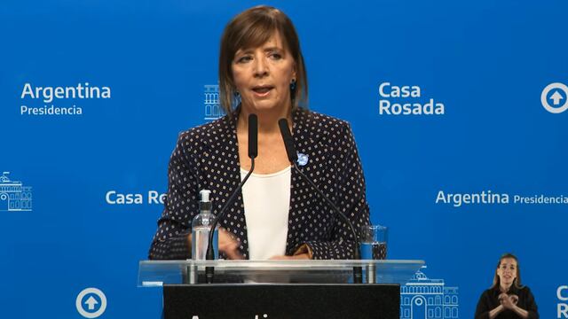 Gabriela Cerruti habló sobre las retenciones. (Captura TV)