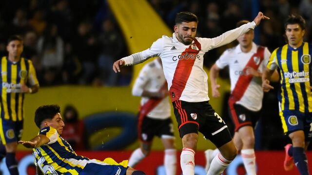 En un partido con media docena de goles, Central y River empataron en Rosario. Foto: Los Andes.