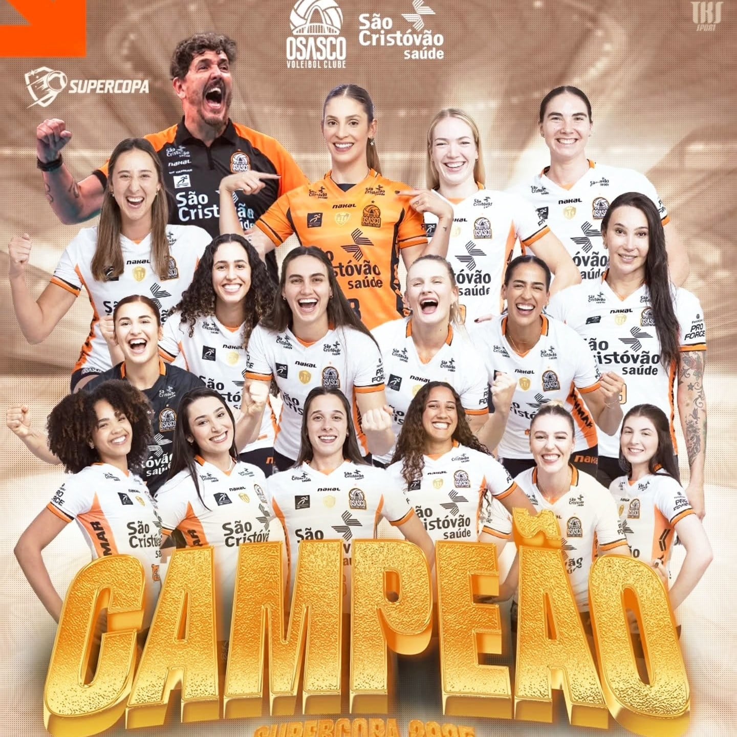 La devotense Bianca Cugno en su debut, ganó la Supercopa en Brasil