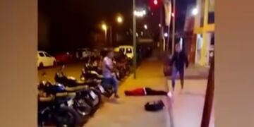 Detienen a cuatro personas por la violenta pelea callejera en Dos de Mayo.