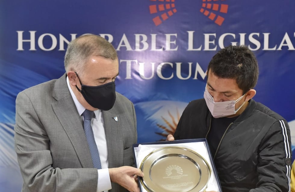 Osvaldo Jaldo recibió al “Pulga” Rodríguez en la Legislatura