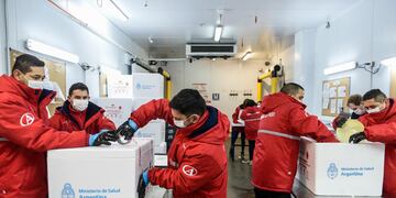 Distribución de vacunas (Foto: Presidencia)