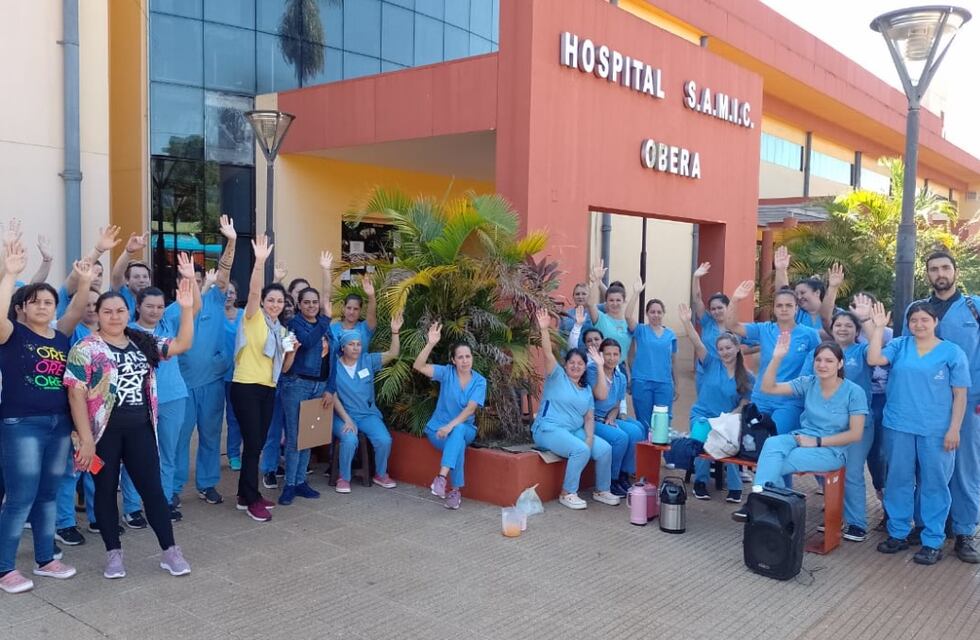 Personal de limpieza del Hospital SAMIC de Oberá levantó el paro tras llegar a un acuerdo