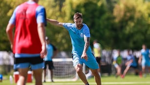 Fausto Grillo pasó de Belgrano al Atlético Tucumán. Estuvo menos de seis meses pero se identificó rápido con el Pirata (Prensa Belgrano).