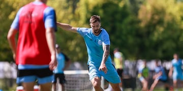 Fausto Grillo pasó de Belgrano al Atlético Tucumán. Estuvo menos de seis meses pero se identificó rápido con el Pirata (Prensa Belgrano).