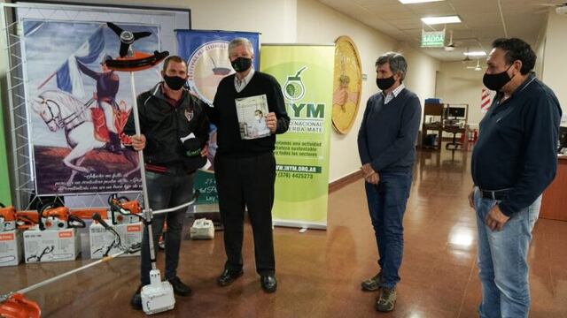 25 de Mayo: el INYM hizo entrega de herramientas agrícolas