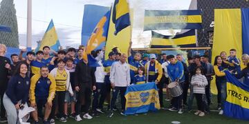 Clemente Rodríguez visitó Tres Arroyos y participó de un banderazo a favor de Riquelme