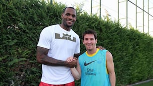 Messi y Lebron, una amistad de años