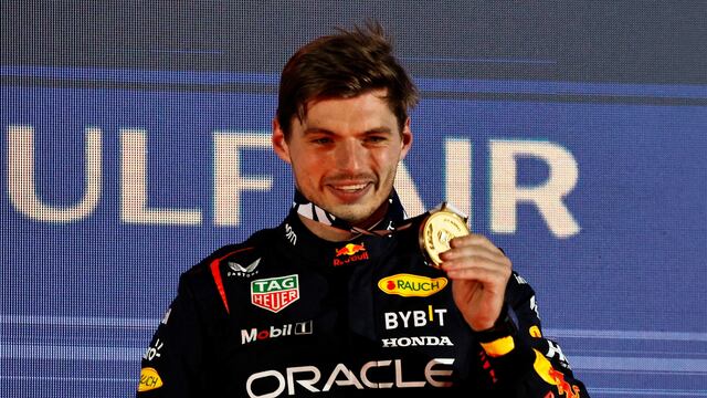 Max Verstappen, ganador en Bahrein, en el inicio del calendario de la F1.