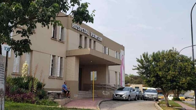 Fachada del Hospital Rawson, en Córdoba capital.