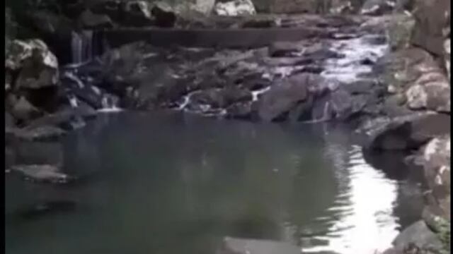 El arroyo de Capioví se encuentra bajo.