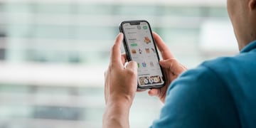 Aplicación de Rappi en celular