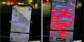 Es Uber, mostró cuánto gana un viernes a la noche y la cifra sorprendió en TikTok.