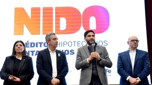 Pullaro presentó los créditos hipotecarios Nido