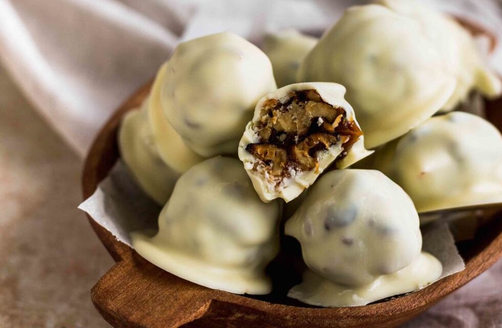 Bocaditos de nuez y dulce de leche, una receta ideal para el finde con solo tres ingredientes