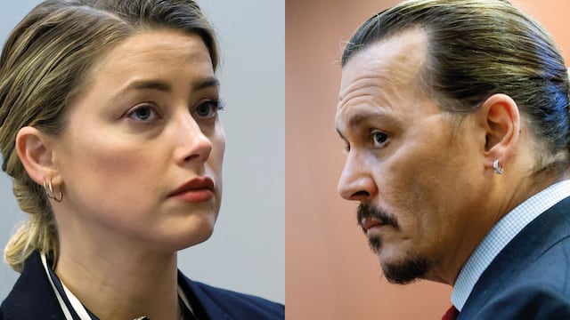 Johnny Depp y Amber Heard llegan al final del juicio.