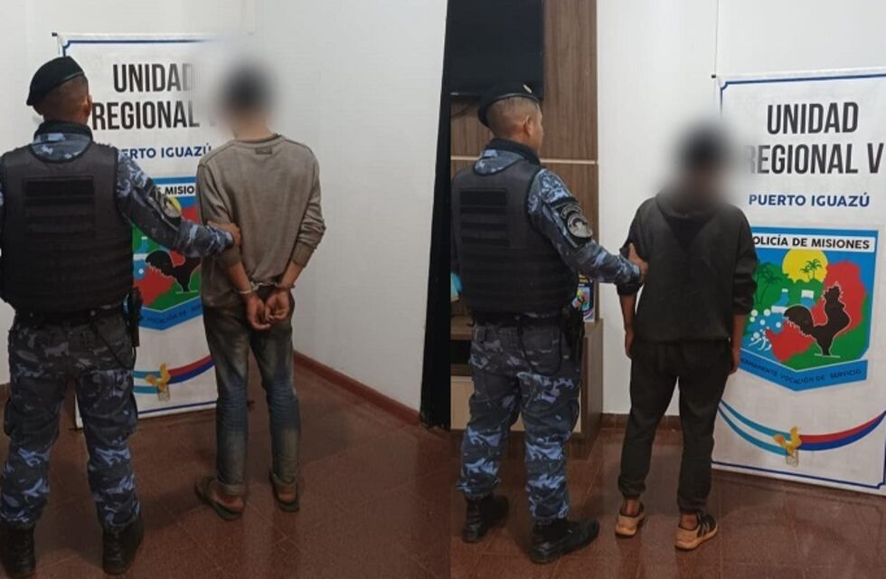 Recuperan motocicleta robada y arrestan a dos sospechosos en Puerto Iguazú