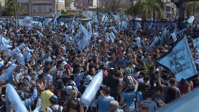 Banderazo de Belgrano antes del clásico con Talleres. El Pirata sigue invicto.