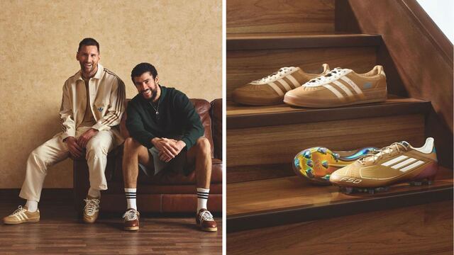 Messi y Bad Bunny lanzaron una colección de calzado juntos.