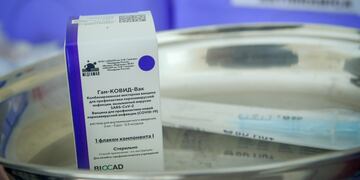 Segundas dosis de la vacuna rusa Sputnik V.