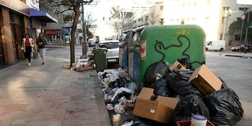 El esquema de servicios este martes 30 de septiembre en Córdoba Capital. (Ramiro Pereyra / La Voz)