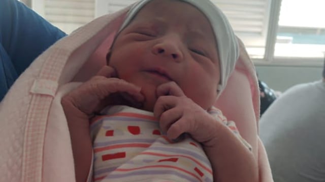 La primera bebé mendocina nació en Maipú y se encuentra en perfecto estado de salud.