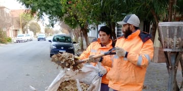Trabajos semanales de la Coordinación de Higiene Urbana de Tres Arroyos