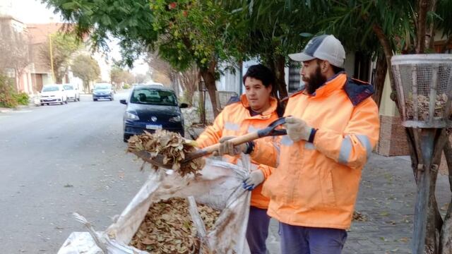 Trabajos semanales de la Coordinación de Higiene Urbana de Tres Arroyos