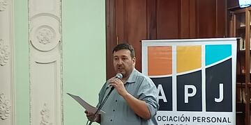 El Secretario General actual de la APJ Diego Alvarez