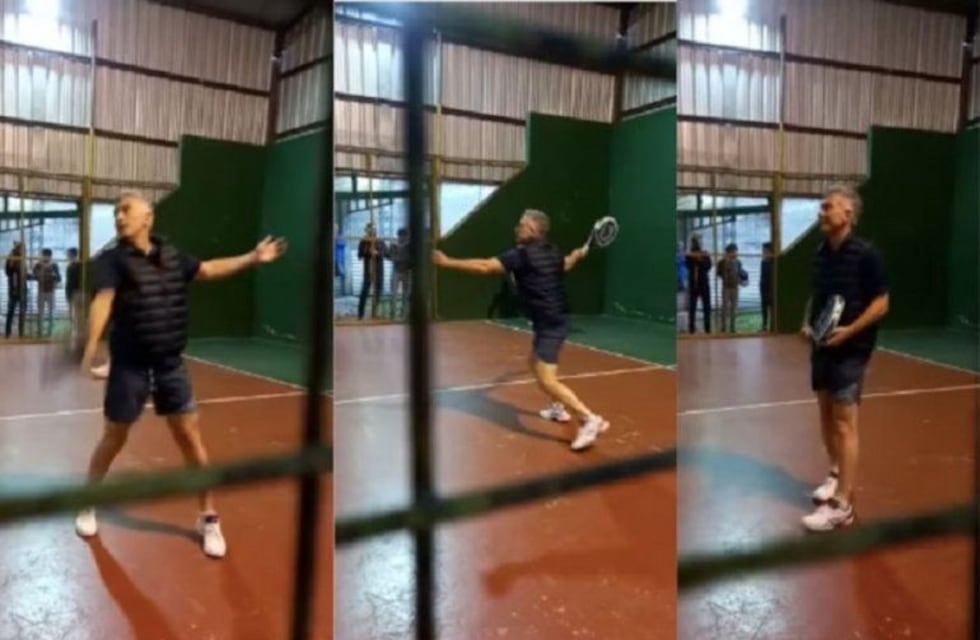 Macri en Entre Ríos: se mostró jugando al paddle