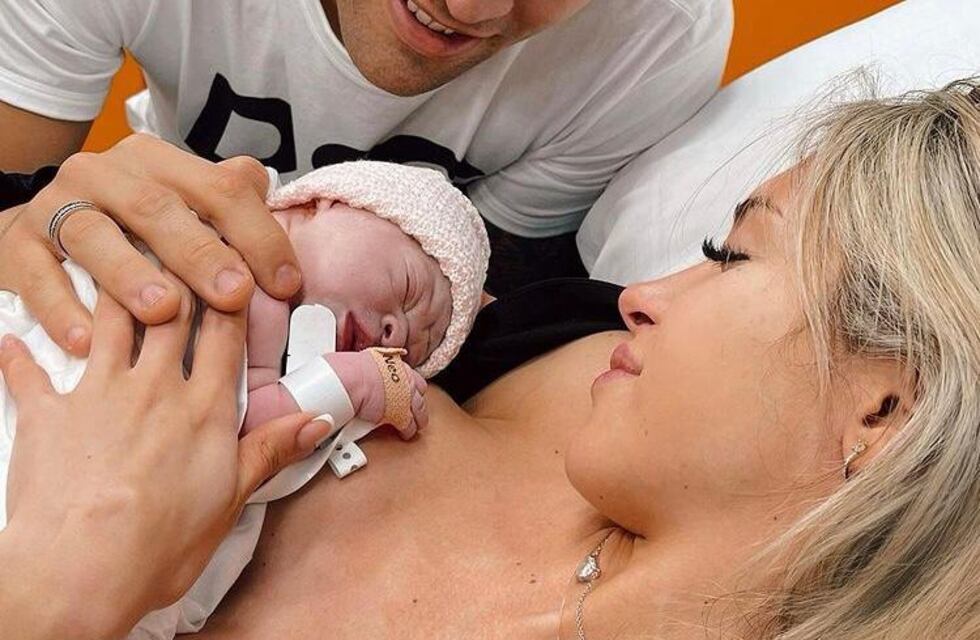 Nació Nina, la hija de Agustina Gandolfo y Lautaro Martínez