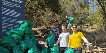 Recolección de residuos en Cerro La Cruz