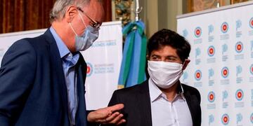 Daniel Gollán y Axel Kicillof (Foto: Clarín).