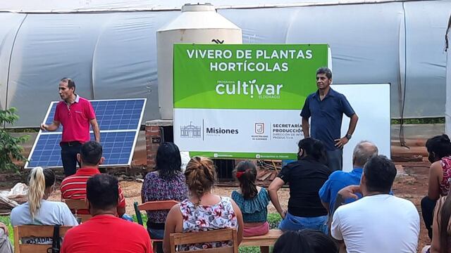 Programa Cultivar Eldorado: continúan capacitando a productores hortícolas.
