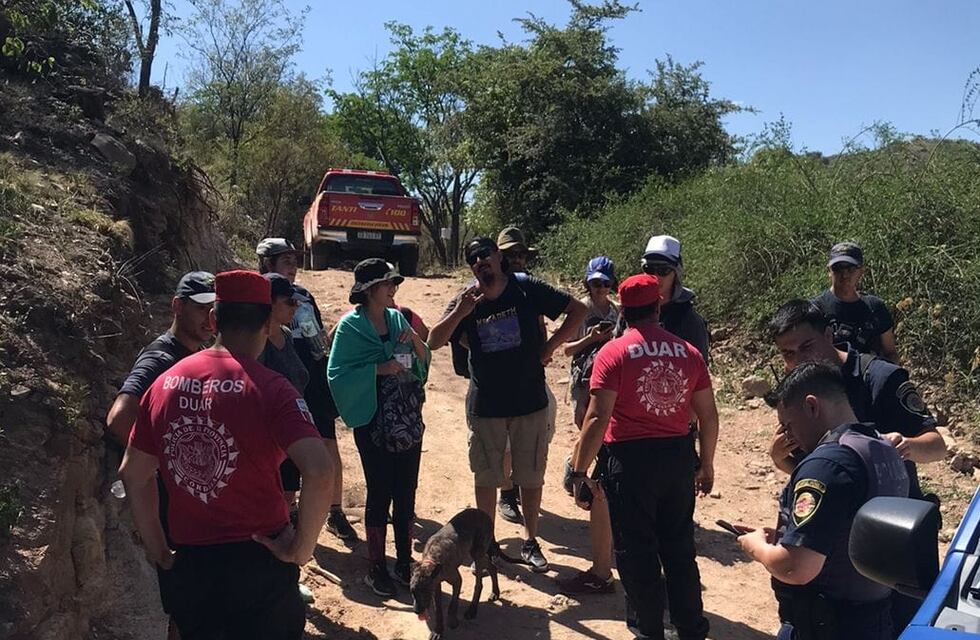Un grupo de personas se perdió en Tanti y debieron ser rescatados por el DUAR