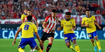 Estudiantes y Boca empatan 0 a 0 en La Plata. El Pincha erró un penal.