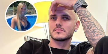 Mauro Icardi le pidió discreción a la modelo.