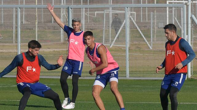 Práctica del platel del Godoy Cruz Antonio Tomba.