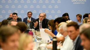 Ley Ómnibus. Continúa el plenario con la exposición del Ministro del Interior, Guillermo Francos. (Prensa Cámara de Diputados)