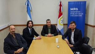 Reunión de Carlos Vottero con integrantes del Colegio de Abogados de Rafaela