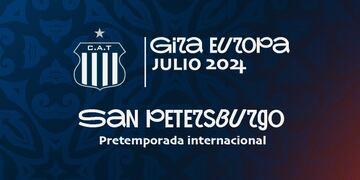 El anuncio del club con los detalles de la gira por Europa. (Prensa Talleres)