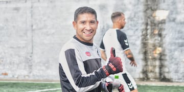 "Calidad" Rodríguez, arquero de Central Norte de Salta para otro ascenso histórico. Como en Racing (Central Norte).