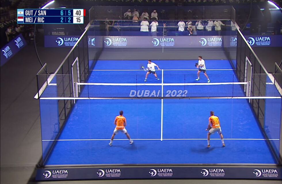 La segunda fecha del Mundial de Pádel de Dubai finalizó con otra victoria argentina