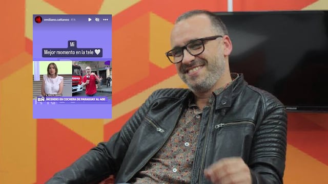 El blooper televisivo viral en Rosario: un periodista estaba cubriendo un incendio y vivió un insólito momento.