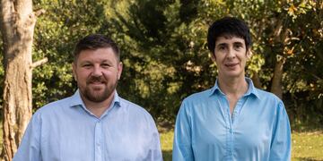 Pablo Pinotti y Andrea Ochat, candidatos a intendente y concejal de Sunchales