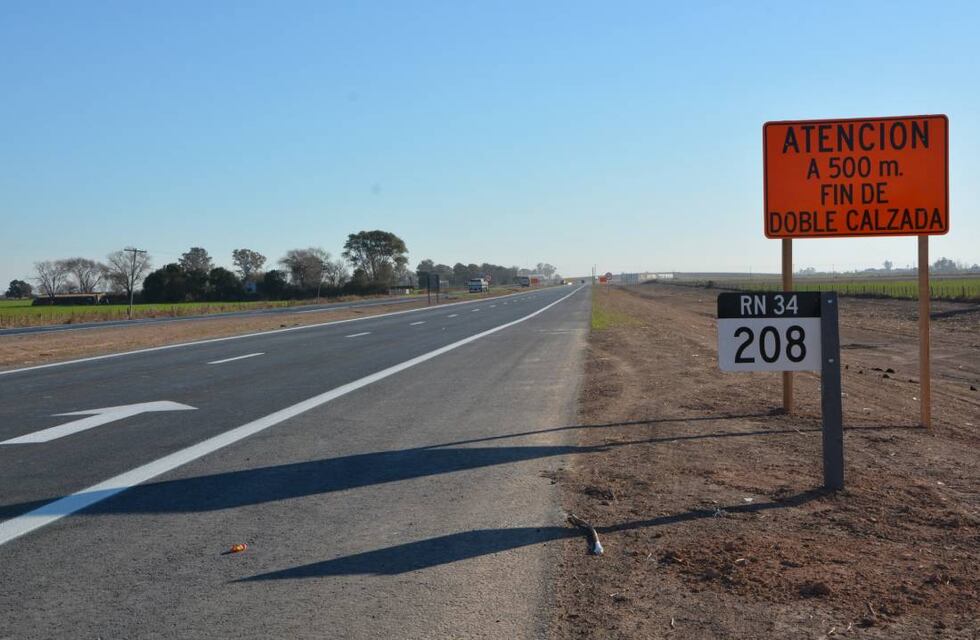 Habilitan un nuevo tramo de la autopista de la ruta 34, con la presencia de Perotti