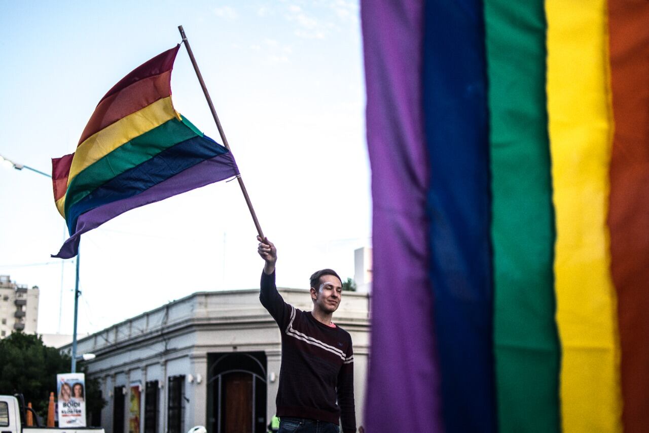 Marcha del Orgullo en Rafaela (Gentileza: Trinidad Bussolaro)