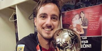 El talentoso volante cordobés Christian Bernardi, campeón con Colón. Jugará en Brasil (Facebook Christian Bernardi).