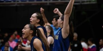 Con la puntaltense Juana Montivero Argentina finalizó tercera en el Sudamericano U 15.